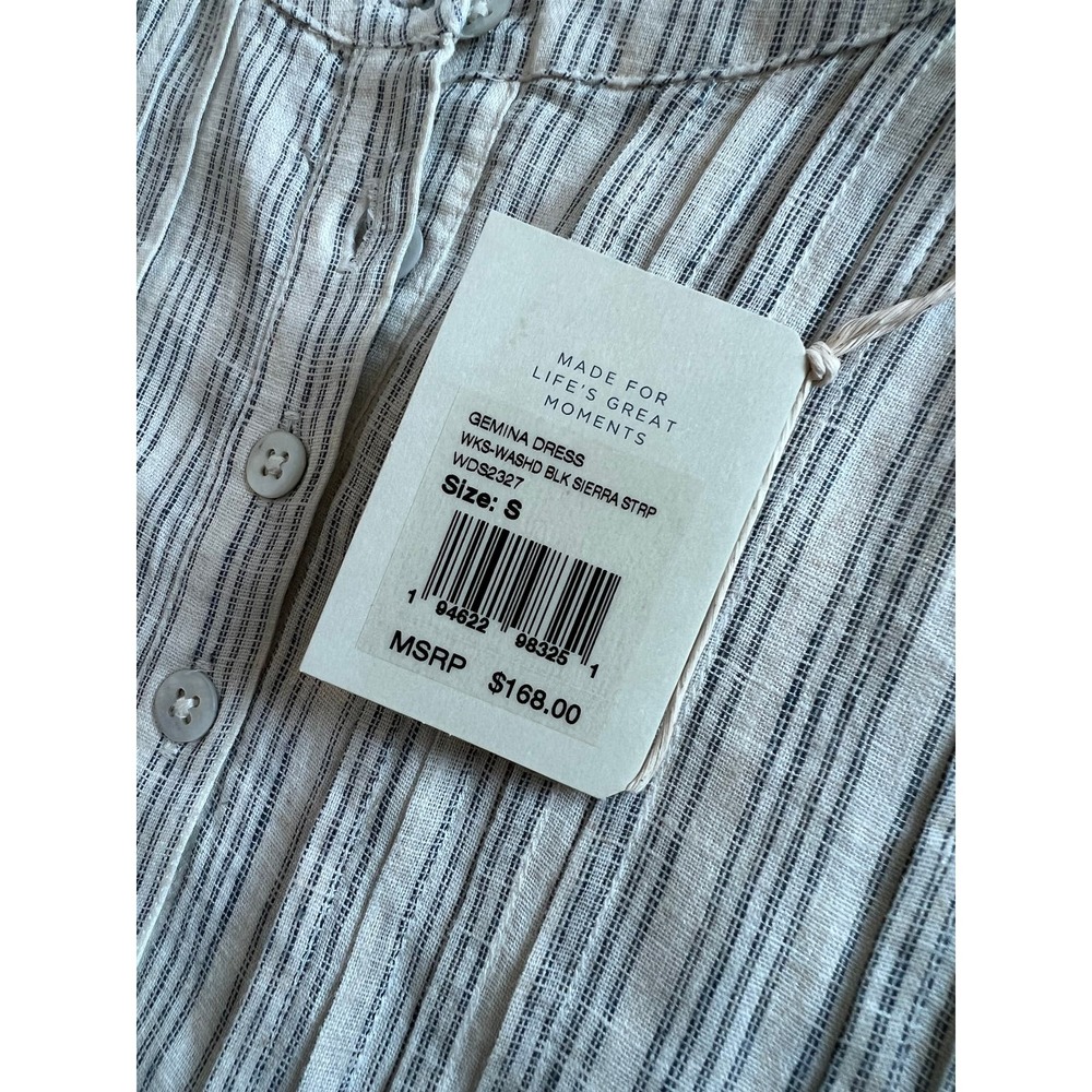 NWT NEW Faherty Womens Gemina Dress Sierra Stripe Sz S - Picture 5 of 6